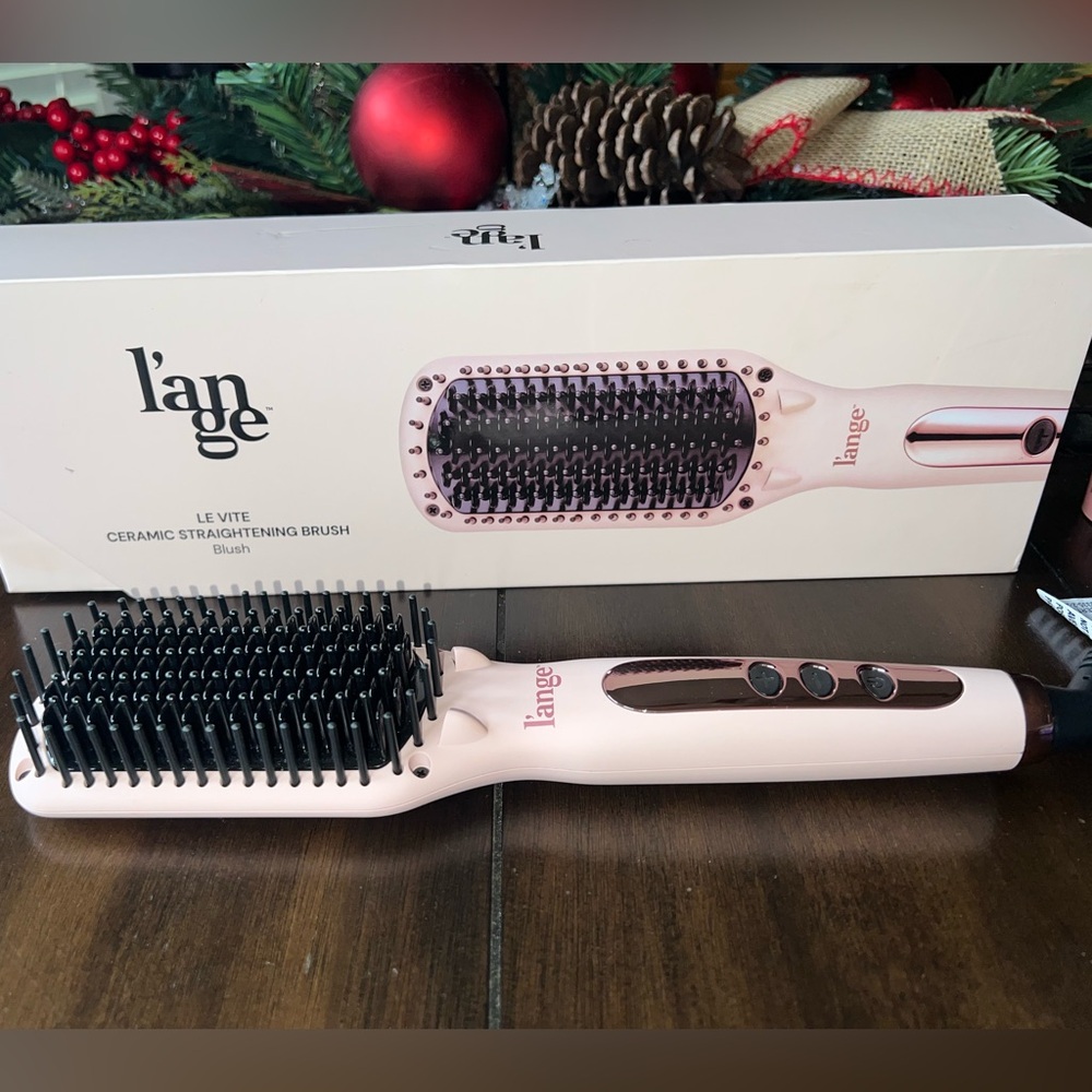 Lange Blush Hair Straightening Brush